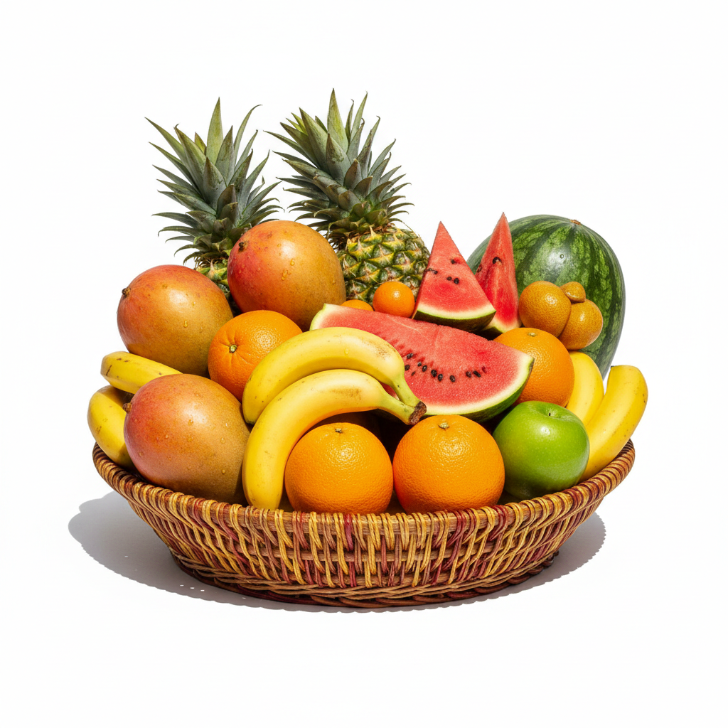 Family Weekly Basket β fresh fruit and food basket at Onnflo Basket